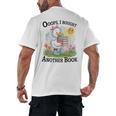 Oops I Bought Another Book Duck Sunshine Men's Back Print T-Shirt