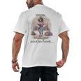 Oops I Bought Another Book Book Woman Sarcastic Men's Back Print T-Shirt Oops I Bought Another Book Book Woman Sarcastic Men's Back Print T-Shirt