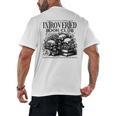 Proudly Anti Social Member Of The Introverted Book Club Men's Back Print T-Shirt Proudly Anti Social Member Of The Introverted Book Club Men's Back Print T-Shirt