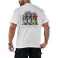 Racoons Trash Reader Book Lover Romantic Novels Premium Men's Back Print T-Shirt