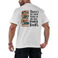 There Is No Such Thing As Too Many Books Book Lover Men's Back Print T-Shirt