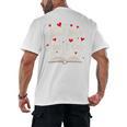 Read Your Heart Out Valentines Day Book And Reading Lovers Men's Back Print T-Shirt Read Your Heart Out Valentines Day Book And Reading Lovers Men's Back Print T-Shirt