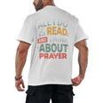 Read And Think About Prayer Faith & Book Lover Premium Men's Back Print T-Shirt Read And Think About Prayer Faith & Book Lover Premium Men's Back Print T-Shirt