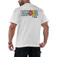Reader I Am Bookworm Librarian I Heart Read Book Lover Men's Back Print T-Shirt