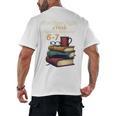 Reading 6 7 Nights Meme English Teacher Bookworm Books Men's Back Print T-Shirt