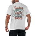 Reading Auntie Book Lover For Bookworm Aunt Men's Back Print T-Shirt Reading Auntie Book Lover For Bookworm Aunt Men's Back Print T-Shirt