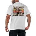 Reading Bookmarks Are For Quitters Reader Book Lovers Men's Back Print T-Shirt Reading Bookmarks Are For Quitters Reader Book Lovers Men's Back Print T-Shirt