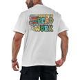 Reading Born To Read Forced To Work Bookish Book Lover Men's Back Print T-Shirt