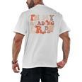In My Reading Era Groovy Book Lovers Library Reading Women Men's Back Print T-Shirt In My Reading Era Groovy Book Lovers Library Reading Women Men's Back Print T-Shirt