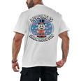 Reading Is Snow Much Fun Snowflake Book Lovers Winter Theme Premium Tri-Blend Men's Back Print T-Shirt