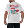 Retro Book Girl Summer For Women Beach Reading Men's Back Print T-Shirt Retro Book Girl Summer For Women Beach Reading Men's Back Print T-Shirt