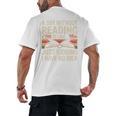 Retro A Day Without Reading Is Like Just Kidding Book Lover Men's Back Print T-Shirt