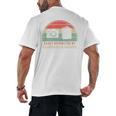 Retro Easily Distracted By Cameras & Books Photography Men's Back Print T-Shirt