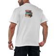 Retro Sometimes I Think I Read Too Much For Book Lover Men's Back Print T-Shirt