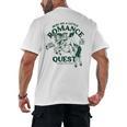 Romance Novel Smut Book Lover Bookish Bibliophile Men's Back Print T-Shirt