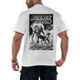 Science Fiction Writer At Work Vintage Book Cover Men's Back Print T-Shirt Science Fiction Writer At Work Vintage Book Cover Men's Back Print T-Shirt