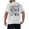Skelanimals I Bite Vintage Retro Dead Pet Textbook Collage Men's Back Print T-Shirt