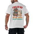 Smut Reader Cat Lover Fueled By Smutty Books & Cat Snuggles For Men Women Men's Back Print T-Shirt