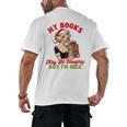 Smut Reader Christmas My Books May Be Naughty But I'm Nice Men's Back Print T-Shirt
