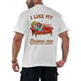 Smutty Book Lover I Like My Fictional Men Spicy Book Men's Back Print T-Shirt