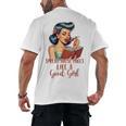 Smutty Spicy Book Reader Spread Those Pages Like A Good Girl Men's Back Print T-Shirt Smutty Spicy Book Reader Spread Those Pages Like A Good Girl Men's Back Print T-Shirt