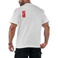 Social Battery Low Introvert Premium Men's Back Print T-Shirt