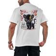 Spicy Romance Character Development Book Reader Design Men's Back Print T-Shirt Spicy Romance Character Development Book Reader Design Men's Back Print T-Shirt