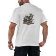 Spread Those Pages Like A Good Girl Dark Romance Smutt Books Men's Back Print T-Shirt