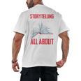 Storytelling Is What Life Is All About Book Men's Back Print T-Shirt