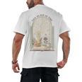 Tale As Old As Time Rose Candle And Book Men's Back Print T-Shirt