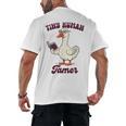 Teacher Silly Goose Reading Book Teaching Tiny Human Tamer Men's Back Print T-Shirt Teacher Silly Goose Reading Book Teaching Tiny Human Tamer Men's Back Print T-Shirt