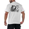 Thick Thighs And Kinky Smut Vibes Spicy Book Lovers Men's Back Print T-Shirt