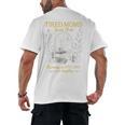 Tired Moms Book Club Coffee Chaos Readers Cozy Men's Back Print T-Shirt