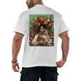 History Month Black Afro Girl Women Book Lovers Floral Men's Back Print T-Shirt History Month Black Afro Girl Women Book Lovers Floral Men's Back Print T-Shirt