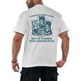 I Tried To Form A Gang Book Club Quote For Women Men's Back Print T-Shirt I Tried To Form A Gang Book Club Quote For Women Men's Back Print T-Shirt
