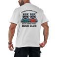 I Tried To Form Gang But It Turned Into A Book Club Reading Men's Back Print T-Shirt