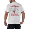 Trigger Warning Book Lover Dark Romance Smut Reader Men's Back Print T-Shirt