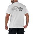 Tucson Festival Of Book TFOB 2024 Coatimundi Mascot Men's Back Print T-Shirt