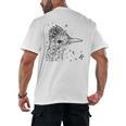 Tucson Festival Of Books TFOB 2017 Roadrunner Mascot Men's Back Print T-Shirt