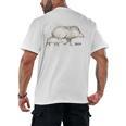 Tucson Festival Of Books TFOB 2019 Javelina Mascot Men's Back Print T-Shirt