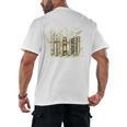 Vintage Floral Bookshelf I Have No Shelf Control Book Lovers Men's Back Print T-Shirt