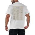 Vintage Library Due Date Card For Book Lovers Librarians Men's Back Print T-Shirt