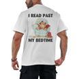 Vintage I Read Past My Bedtime Cute Sleeping Bear Book Lover Men's Back Print T-Shirt Vintage I Read Past My Bedtime Cute Sleeping Bear Book Lover Men's Back Print T-Shirt
