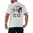 I Vow You Vow We Vow Merch Dark Romance Smutty Book Smutt Men's Back Print T-Shirt