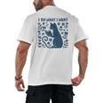 I Do What I Want Cat Reading Book Boho Flowers Vintage Men's Back Print T-Shirt I Do What I Want Cat Reading Book Boho Flowers Vintage Men's Back Print T-Shirt
