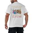 A Woman Cannot Survive On Books Alone She Needs Yarn Crochet Premium Tri-Blend Men's Back Print T-Shirt