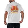 Women's All Booked For Valentine Teacher Valentines Reading Book Men's Back Print T-Shirt