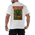 Zombie Tee Horror Movie Poster Vintage Comic Book Graphic Premium Men's Back Print T-Shirt Zombie Tee Horror Movie Poster Vintage Comic Book Graphic Premium Men's Back Print T-Shirt