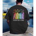 8647 Foxtrots Tangos Deltas Book Flower Resist Book Lovers Men's Back Print T-Shirt 8647 Foxtrots Tangos Deltas Book Flower Resist Book Lovers Men's Back Print T-Shirt