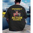 Action Figure Collector Comic Books Men's Back Print T-Shirt Action Figure Collector Comic Books Men's Back Print T-Shirt